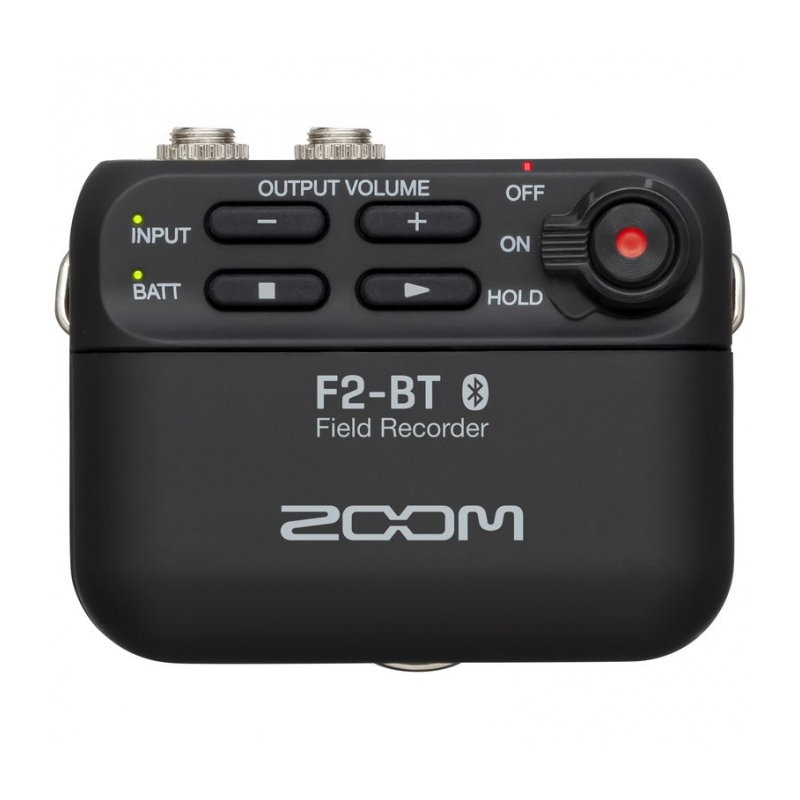 Zoom F2-BT полевой стереорекордер и петличный микрофон, Bluetooth