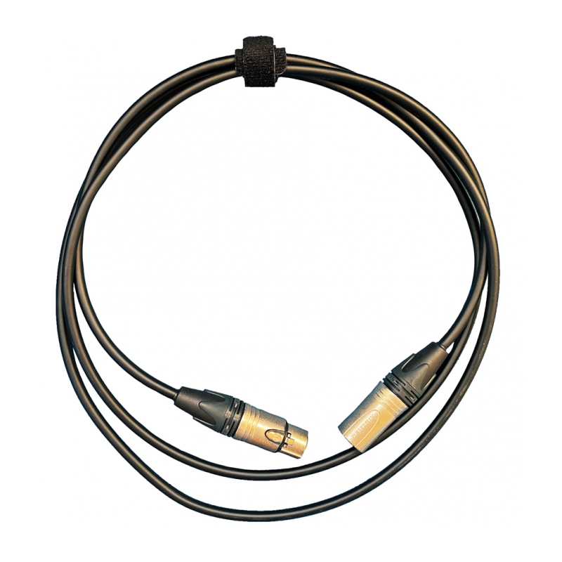 GS-PRO XLR3F-XLR3M 3 метра балансный микрофонный кабель (черный)