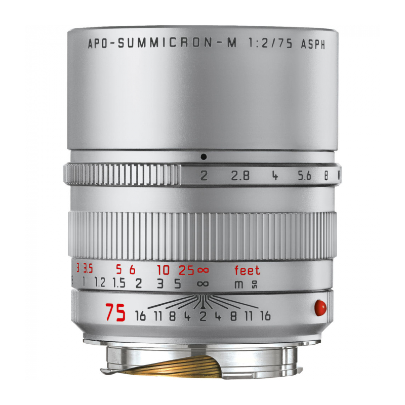 Объектив Leica APO-SUMMICRON-M 75 f/2 ASPH, серебристый