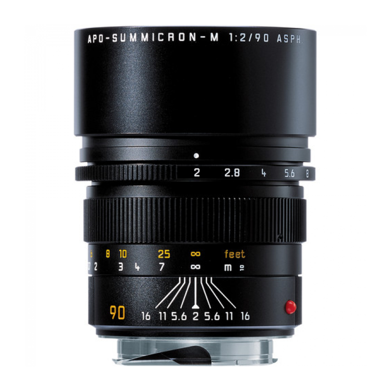 Объектив Leica APO-SUMMICRON-M 90 f/2 ASPH., чёрный